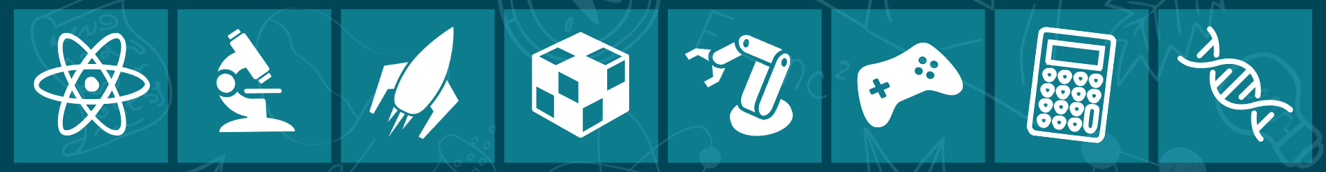 Sci-Tech icons banner